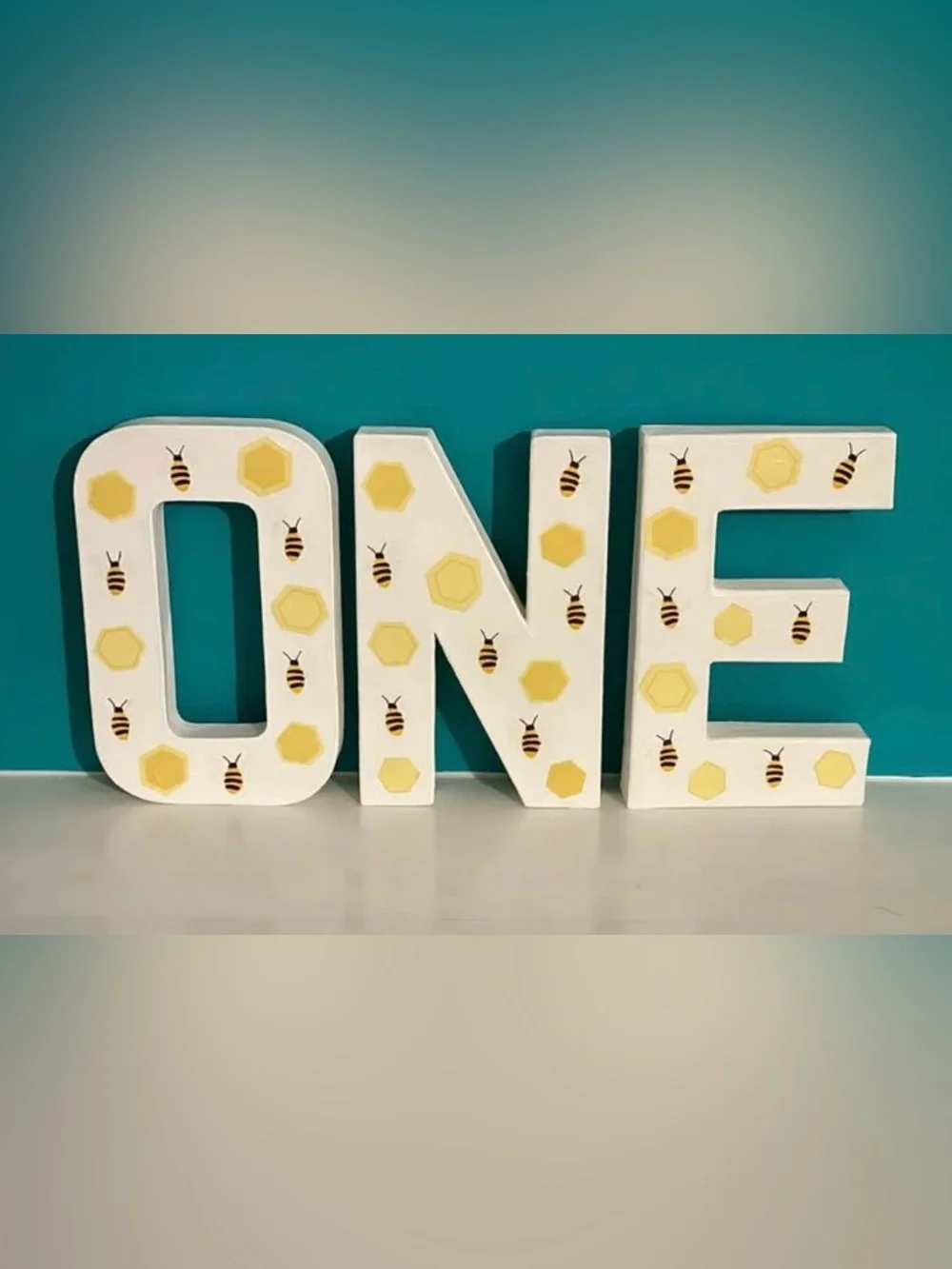 “First Bee-Day” or “Our Little Honey is Turning One” ONE Birthday Letters